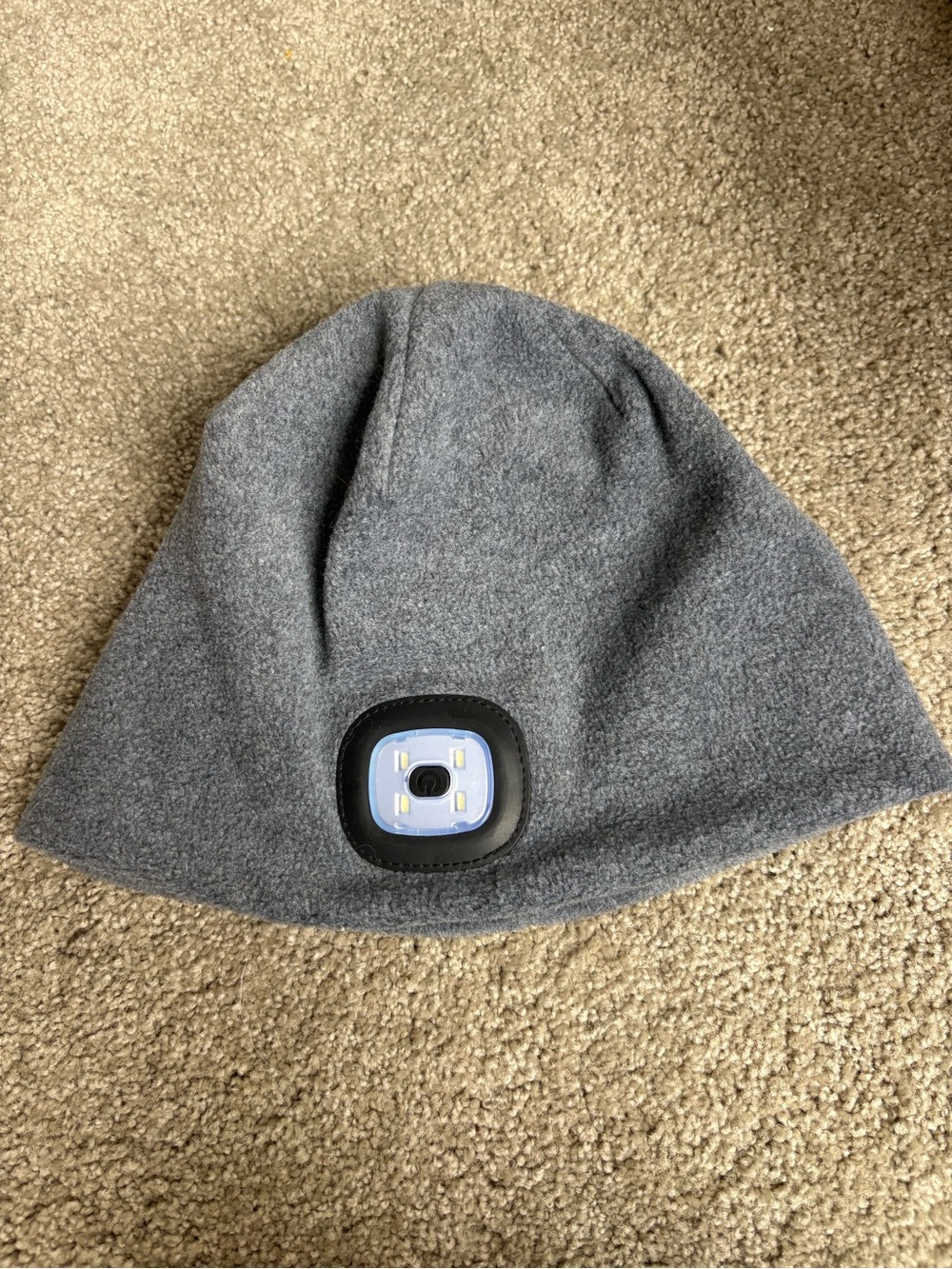 LED Beanie Hat - Gray